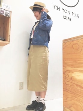 14+ イオンモール旭川駅前店 スタッフさん(レディース・160cm)の春コーディネート