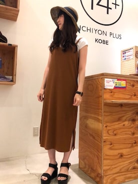 14+ イオンモール旭川駅前店 スタッフさん（レディース・160cm）の夏コーディネート