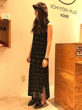 「ダニエルウェリントン」｜「アイテム（ワンピース/ドレス）」を使った、14+ イオンモール旭川駅前店 スタッフさん（レディース・160cm）の夏コーディネート