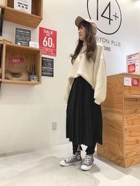 14+ イオンモール旭川駅前店 スタッフさんのコーディネート