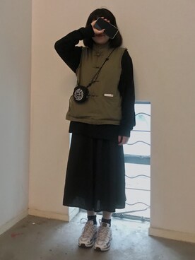 「LMCのアイテム（財布/小物）」を使った、wailingさん（レディース・161cm）の春コーディネート