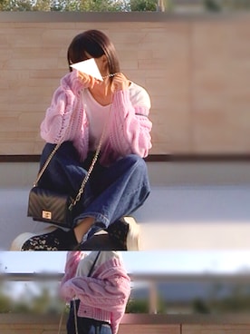 「バック」｜「アイテム（その他アウター）」を使った、mariru*さん（レディース・150cm）の春コーディネート