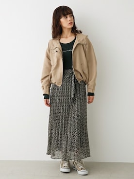 「AVAN LILY（アヴァンリリィ）のアイテム（ジャケット/アウター）」を使った、AVAN LILYさん（レディース・160cm）の秋コーディネート