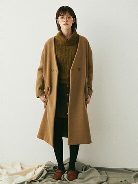 「AVAN LILY（アヴァンリリィ）のアイテム（その他アウター）」を使った、AVAN LILYさん（レディース・165cm）の秋コーディネート