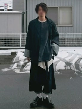 「NOWHAW（ノウハウ）のアイテム」を使った、N.Fさん（メンズ・170cm）の冬コーディネート