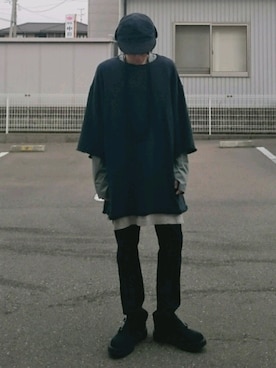 「wizzard」｜「アイテム（アクセサリー）」を使った、N.Fさん（メンズ・170cm）の春コーディネート