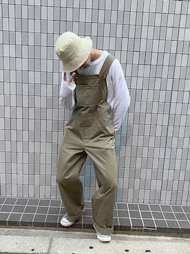 「URBAN RESEARCH Sonny Label（アーバンリサーチサニーレーベル）のアイテム（サロペット/オーバーオール）」を使った、jundas17さん（メンズ・170cm）の秋コーディネート