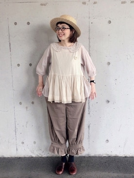 kakolatteさん（レディース・154cm）の夏コーディネート