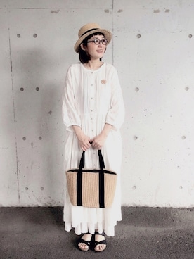 kakolatteさん（レディース・154cm）の夏コーディネート