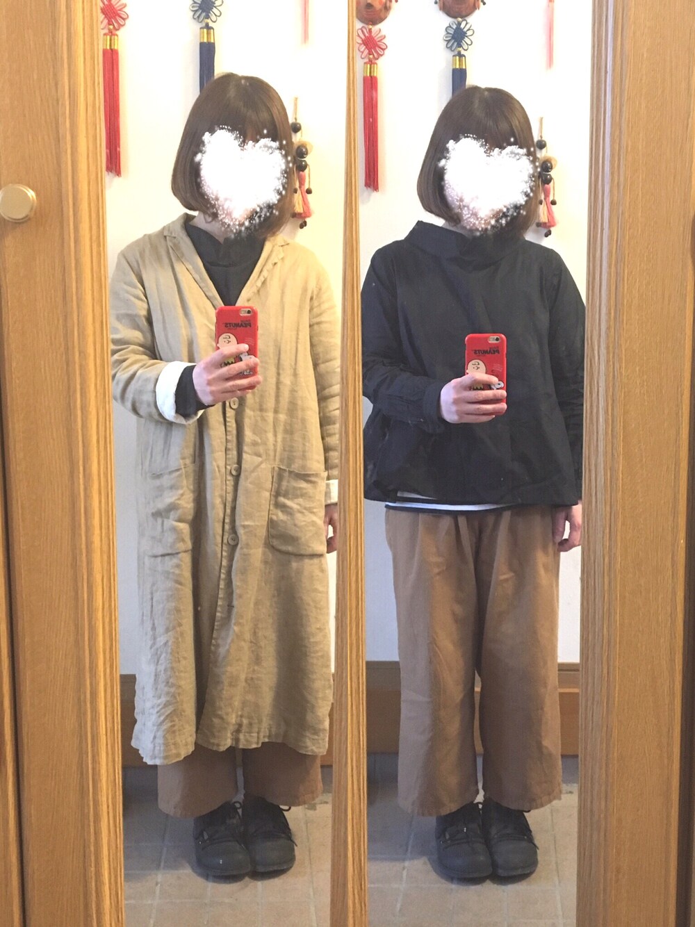 「今日のコーデ、シンプルコーデ」｜「SM2のアイテム（シャツ/ブラウス、ブラック系）」を使った、まっきさん（レディース・148cm）の春コーディネートの1枚目の写真