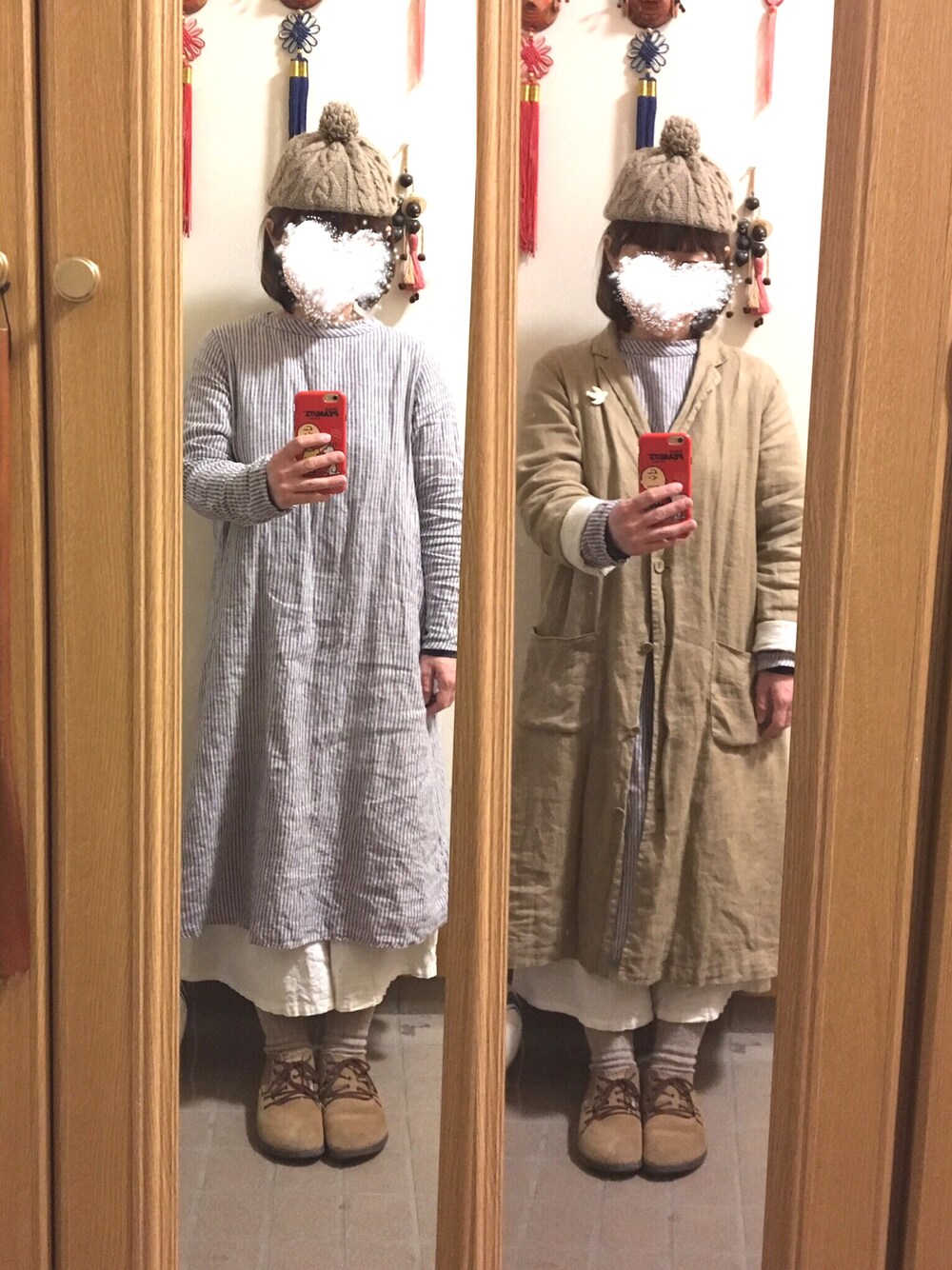 「今日のコーデ」｜「SM2のアイテム（ワンピース、ブルー系）」を使った、まっきさん（レディース・148cm）の春コーディネートの1枚目の写真