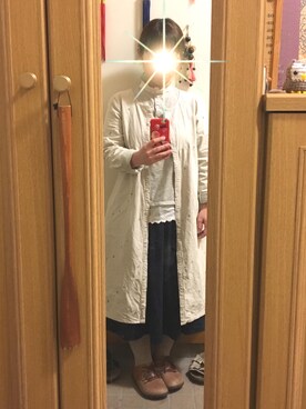 「North Object（ノースオブジェクト）のアイテム（ワンピース/ドレス）」を使った、まっきさん（レディース・148cm）の春コーディネート