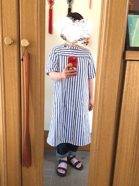 「North Object（ノースオブジェクト）のアイテム（ワンピース/ドレス）」を使った、まっきさん（レディース・148cm）の春コーディネート