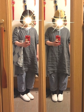 「see design（シーデザイン）のアイテム」を使った、まっきさん（レディース・148cm）の夏コーディネート