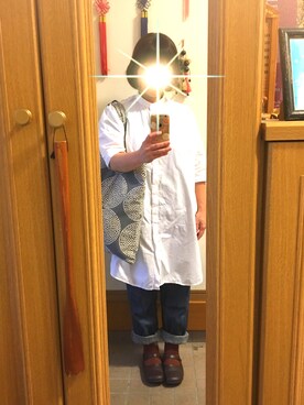 「see design（シーデザイン）のアイテム」を使った、まっきさん（レディース・148cm）の秋コーディネート