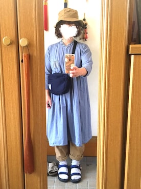 「ohana（オハナ）のアイテム」を使った、まっきさん（レディース・148cm）の秋コーディネート