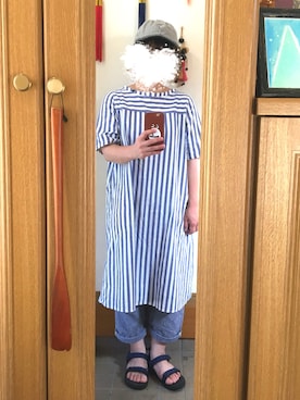 「North Object（ノースオブジェクト）のアイテム（ワンピース/ドレス）」を使った、まっきさん（レディース・148cm）の夏コーディネート