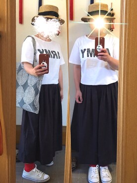 「see design（シーデザイン）のアイテム」を使った、まっきさん（レディース・148cm）の夏コーディネート