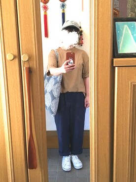 「see design（シーデザイン）のアイテム」を使った、まっきさん（レディース・148cm）の夏コーディネート