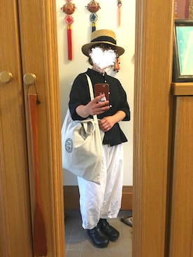 「ムック本」｜「アイテム（帽子）」を使った、まっきさん（レディース・148cm）の夏コーディネート