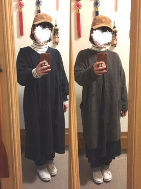 「ミックスコーデ」｜「アイテム（ジャケット/アウター）」を使った、まっきさん（レディース・148cm）の秋コーディネート