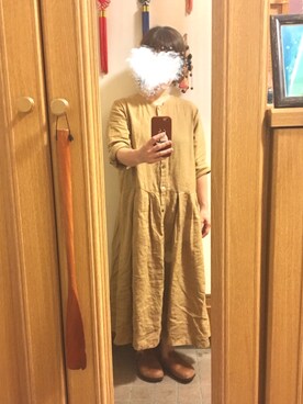 「CLOUDNINE（クラウドナイン）のアイテム（ワンピース/ドレス）」を使った、まっきさん（レディース・148cm）の秋コーディネート