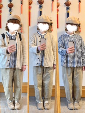 「CLOUDNINE（クラウドナイン）のアイテム（トップス）」を使った、まっきさん（レディース・150cm）の春コーディネート