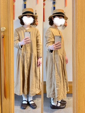 「CLOUDNINE（クラウドナイン）のアイテム（ワンピース/ドレス）」を使った、まっきさん（レディース・150cm）の春コーディネート