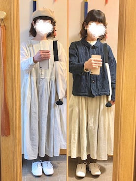 「CLOUDNINE（クラウドナイン）のアイテム（ワンピース/ドレス）」を使った、まっきさん（レディース・150cm）の春コーディネート