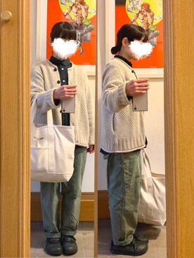 「SO（エスオー）のアイテム（トップス）」を使った、まっきさん（レディース・150cm）の秋コーディネート