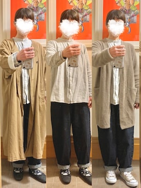 「アイテム（バレエシューズ）」を使った、まっきさん（レディース・150cm）の春コーディネート