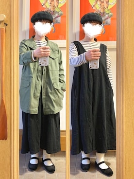 「improves（インプローブス）のアイテム（ジャケット/アウター）」を使った、まっきさん（レディース・150cm）の春コーディネート