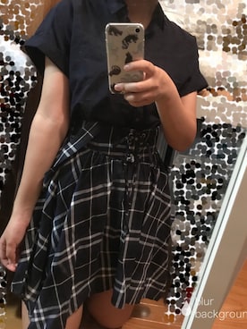 「NOWHERE（ノーウェア）のアイテム」を使った、すずゆらさん（レディース・163cm）の夏コーディネート