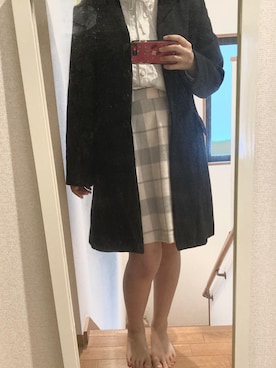 「REAC（レアック）のアイテム」を使った、すずゆらさん（レディース・163cm）の冬コーディネート