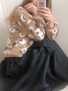 「rectangle（レクタングル）のアイテム（スカート）」を使った、uki0315さん（レディース・166cm）の冬コーディネート