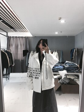 「winchanのアイテム（ワンピース、グレー系）」を使った、Win Chanさん（レディース・160cm）の夏コーディネート