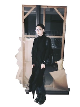 「winchanのアイテム（バッグ、ブラック系）」を使った、Win Chanさん（レディース・160cm）の秋コーディネート