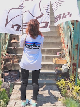 「patagonia」｜「アイテム（デニムジャケット）」を使った、10___girl◡̈♡さん（レディース・150cm）の春コーディネート