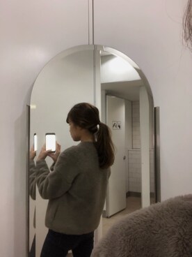 「select MOCA（セレクトモカ）のアイテム（ノーカラージャケット）」を使った、Shio  さん（レディース・159cm）の秋コーディネート