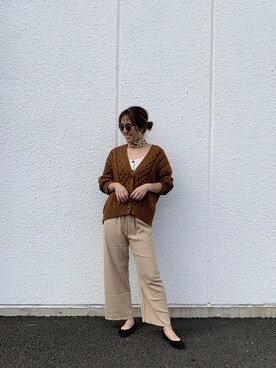 ひぃちゃんさん(レディース・163cm)の秋コーディネート