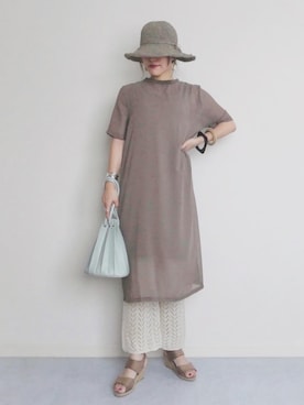 ひぃちゃんさん（レディース・163cm）の夏コーディネート