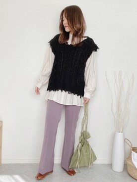 ひぃちゃんさん（レディース・163cm）の春コーディネート