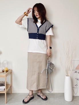 ひぃちゃんさん(レディース・163cm)の夏コーディネート