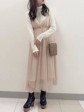 ayakaさん（レディース・154cm）の冬コーディネート