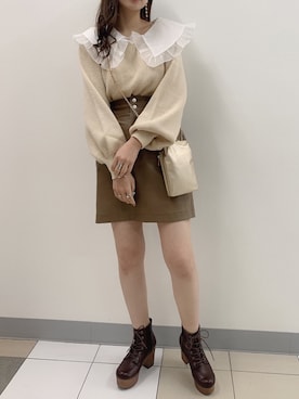 ayakaさん（レディース・154cm）の冬コーディネート