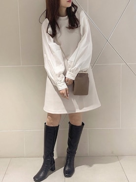 ayakaさん（レディース・154cm）の冬コーディネート