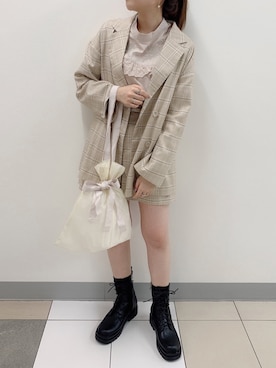 ayakaさん（レディース・154cm）の春コーディネート