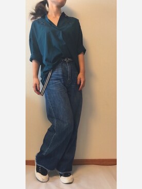 「SPAO（スパオ）のアイテム」を使った、さ り ーさん（レディース・154cm）の夏コーディネート