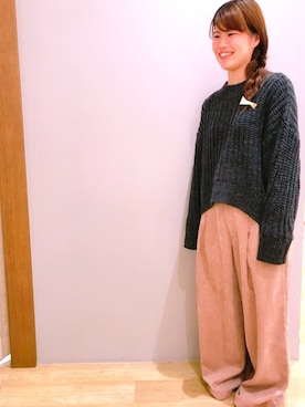 「だぼだぼ」｜さ り ーさん（レディース・154cm）の秋コーディネート