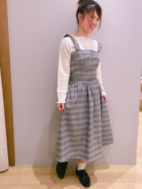 「オックスフォード」｜さ り ーさん（レディース・154cm）の冬コーディネート